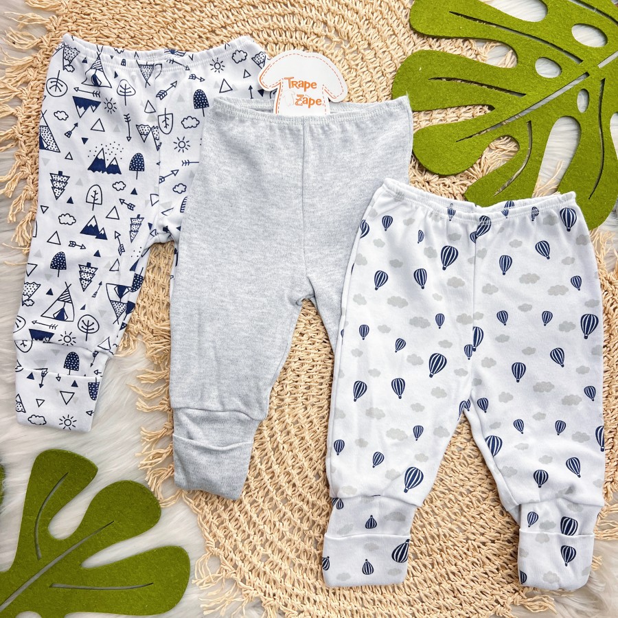 Kit 3 Calças - Cabana, Mescla e Balão 